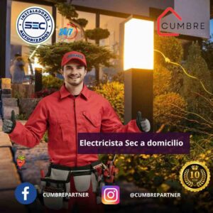 Electricista autorizado SEC realizando instalación eléctrica en La Serena y Coquimbo.