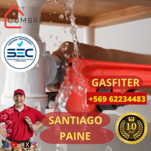 El mejor servicio de gasfiter Paine R. Metropolitana