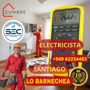 Electricista en Lo Barnechea ⚡ Urgente 24/7 | Cumbrepartner